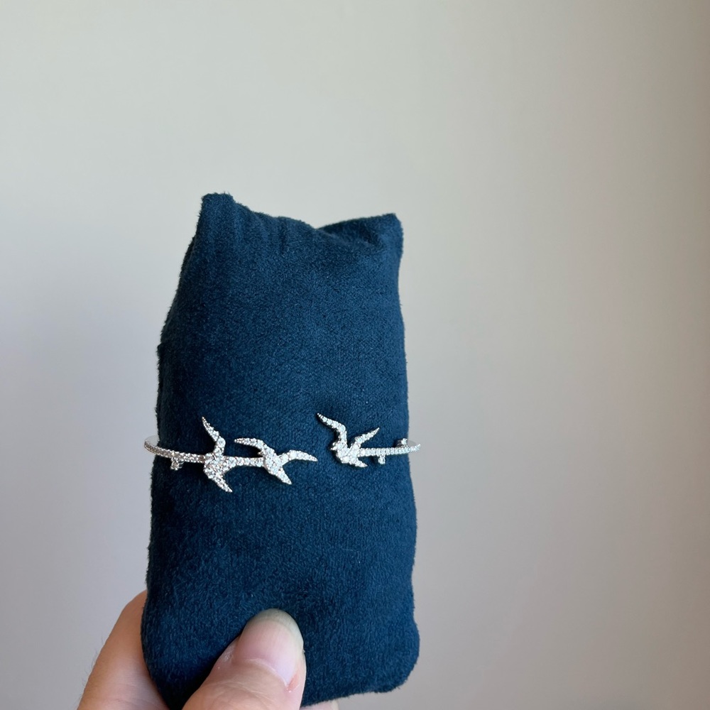 APM Monaco Silver Bangle